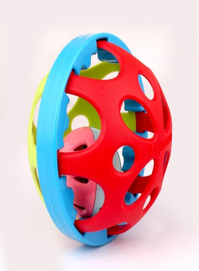 BLISSBORN Rattle Ball for Babies, Rattles for Kids, Rattle Toys for Infants, Soft Rubber Fitness Balls for Little Boys and Girls, Early Development Toys for Infants (Pack of 1) - Image 5